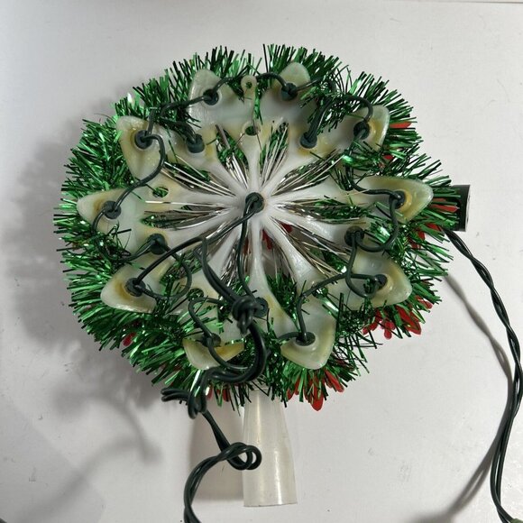 Illuminated Tree Topper Window Decor Christmas Wreath Universal Lights Tested - Picture 3 of 6